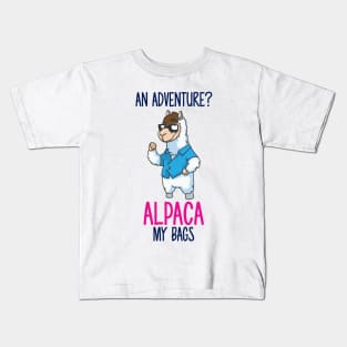 Adventure You Say Alpaca My Bags Kids T-Shirt